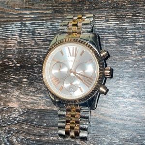 Michael Kors Rosegold / Gold / Silver watch